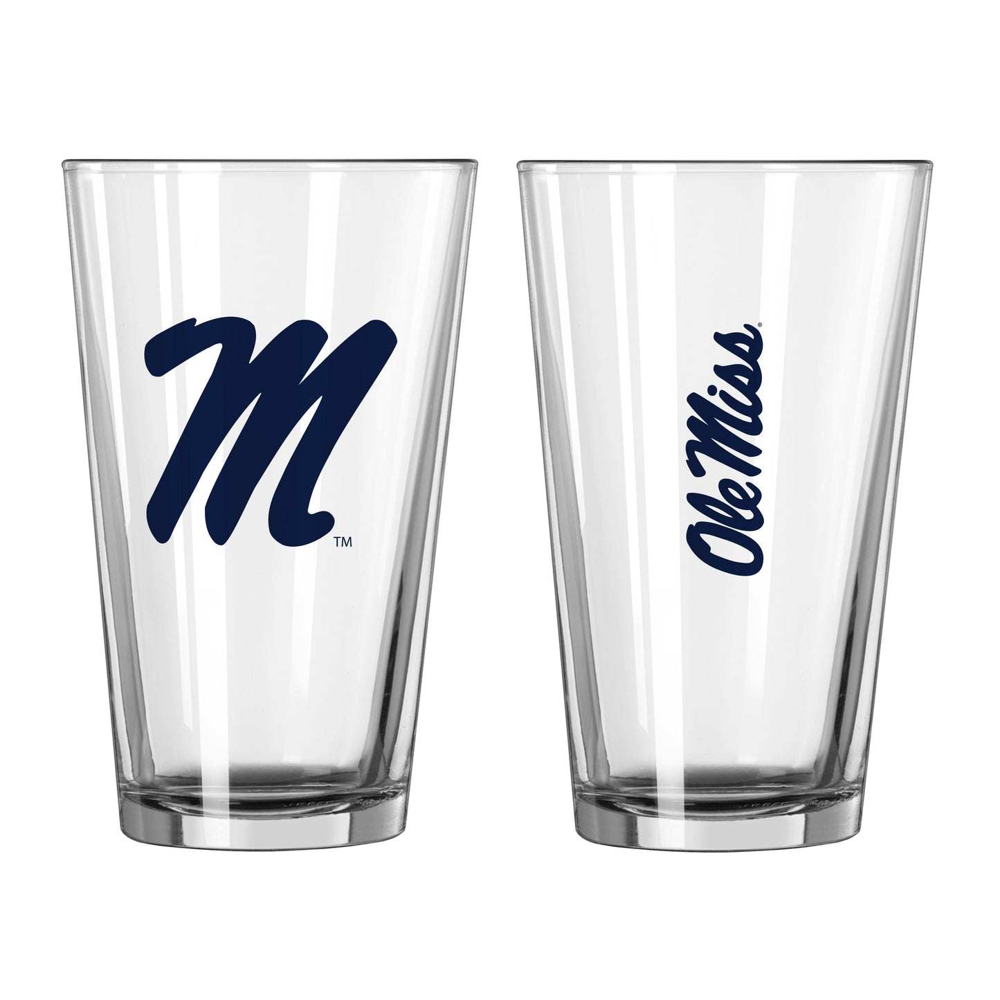 NCAA Teams 16 oz Pint Glass - Assorted Team & Style Choose your