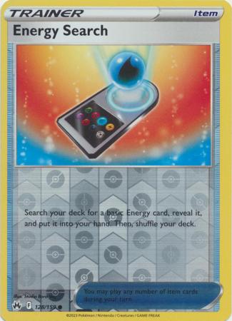 Sword and Shield Crown Zenith #128 Reverse Holo Energy Search