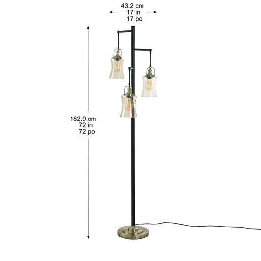 Arden 3-light Floor Lamp - Open Box