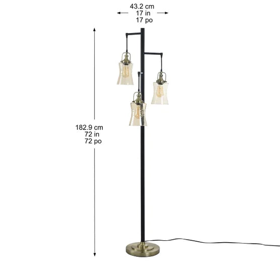 Arden 3-light Floor Lamp - Open Box
