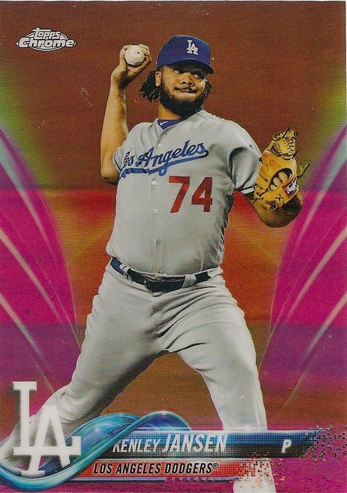 2018 Topps Chrome Pink Refractor Baseball #1-199 - Choose Yours