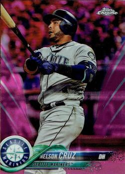 2018 Topps Chrome Pink Refractor Baseball #1-199 - Choose Yours