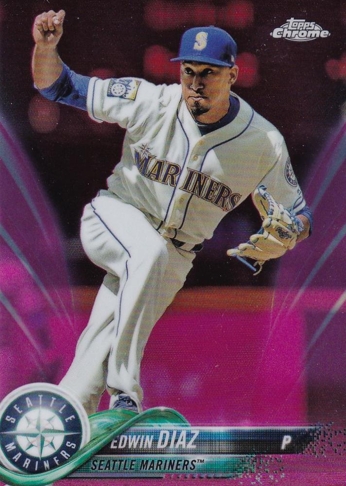 2018 Topps Chrome Pink Refractor Baseball #1-199 - Choose Yours
