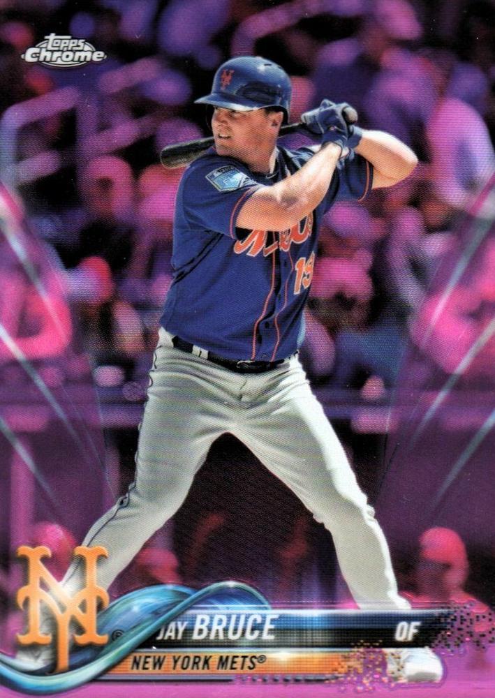 2018 Topps Chrome Pink Refractor Baseball #1-199 - Choose Yours