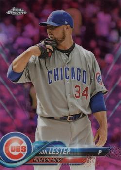 2018 Topps Chrome Pink Refractor Baseball #1-199 - Choose Yours