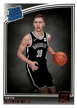 2018-19 Panini Donruss Rated Rookie Dzanan Musa #187 Brooklyn Nets