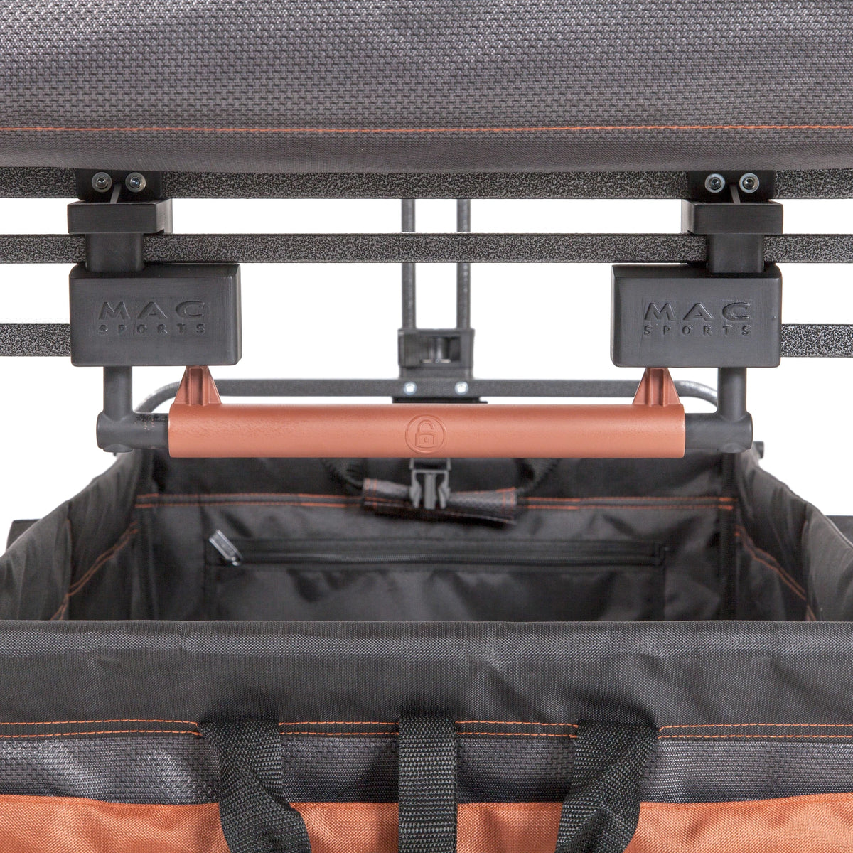 MAC Sports Deluxe Push-Pull Folding Wagon with Brakes