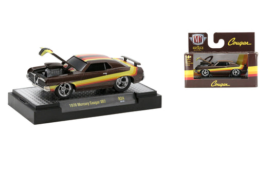 2023 M2 Machines Ground Pounders R24 1970 Mercury Cougar XR7