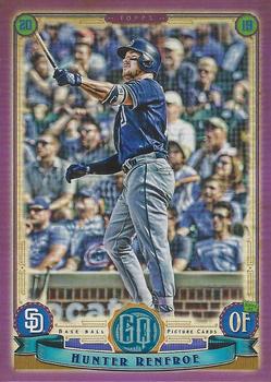 2019 Topps Gypsy Queen Purple Hunter Renfroe #28 San Diego Padres