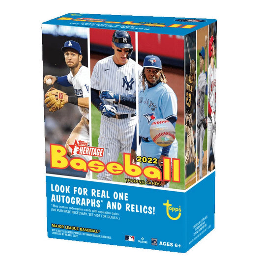 2022 Topps Heritage Baseball Trading Cards Blaster Box