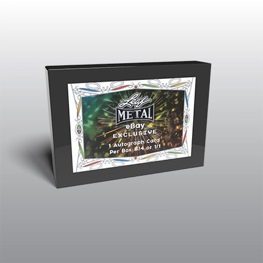 Leaf Metal eBay Exclusive Hobby Box- 1 Autograph #/4 or 1/1