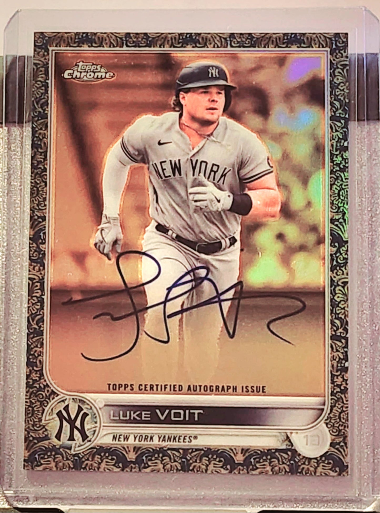 Luke Voit [Blue] #GEA-LV 2022 Topps Gilded Collection Chrome Gold Etch A