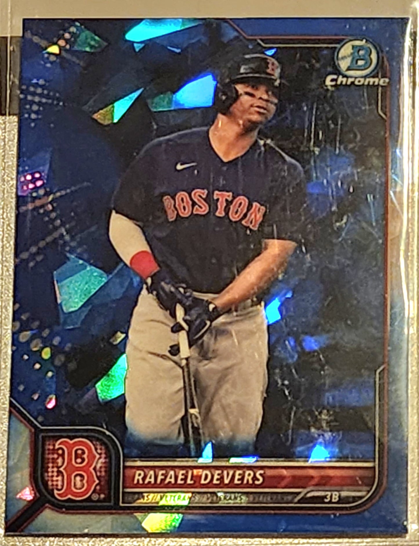 Rafael Devers #18 2022 Bowman Chrome Sapphire Edition Boston Red Sox