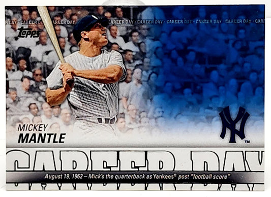 Mickey Mantle 2012 Topps Card CD-22 New York Yankees
