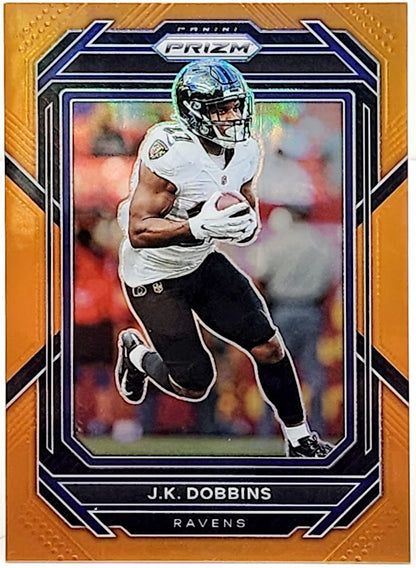 2022 Panini Prizm Prizms Orange #20 J.K. Dobbins /249