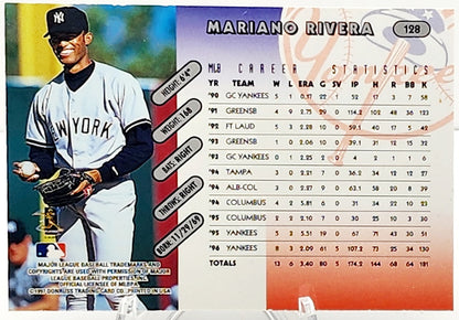 1997 Donruss Mariano Rivera Team Sets New York Yankees Parallel #128 HOF