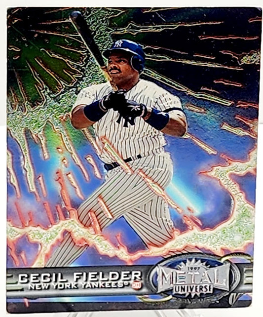 1997 Metal Universe #116 Cecil Fielder, NY Yankees