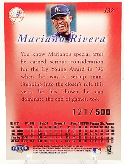 1997 Fleer Sports Illustrated Extra Edition /500 Mariano Rivera #132 HOF