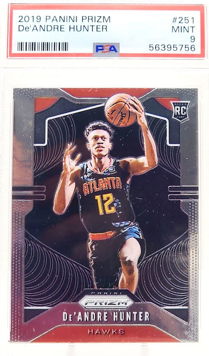 2019 Panini Prizm De'Andre Hunter ROOKIE #251 PSA 9