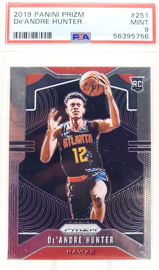 2019 Panini Prizm De'Andre Hunter ROOKIE #251 PSA 9