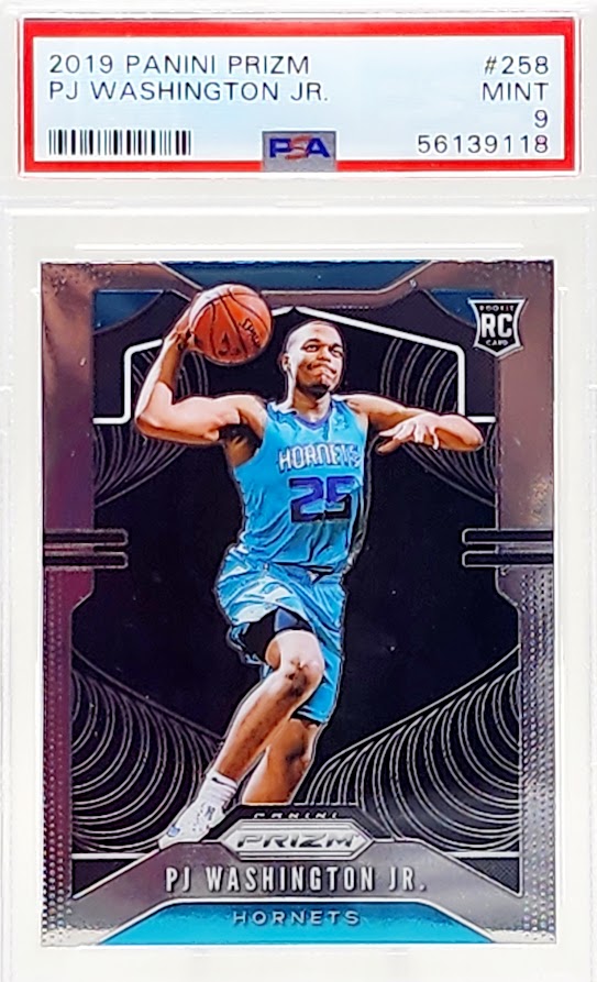 2019-20 Prizm PJ Washington Jr Rookie RC #258 PSA 9 Hornets