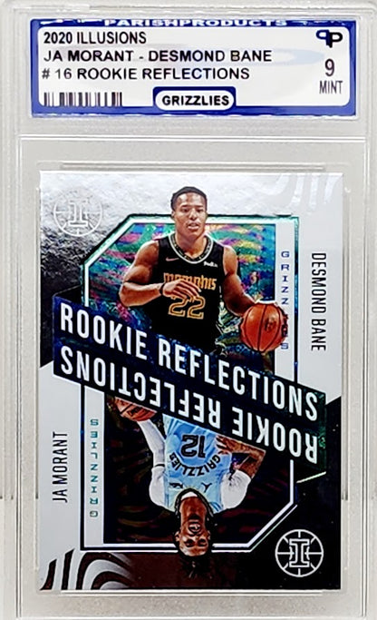 2020-21 Illusions Ja Morant/Desmond Bane Rookie Reflections - Grizzlies #16 Parish 9 Mint