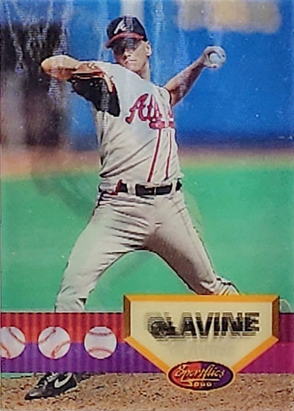 1994 Sportflics 2000 #80 Tom Glavine Atlanta Braves Holographic Card BCCG 10 Gem Mint