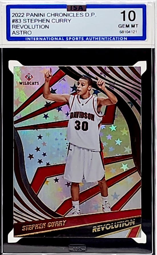 2022 Panini Chronicles Revolution Draft Picks STEPHEN CURRY #83 - Warriors ISA 10 Gem Mint