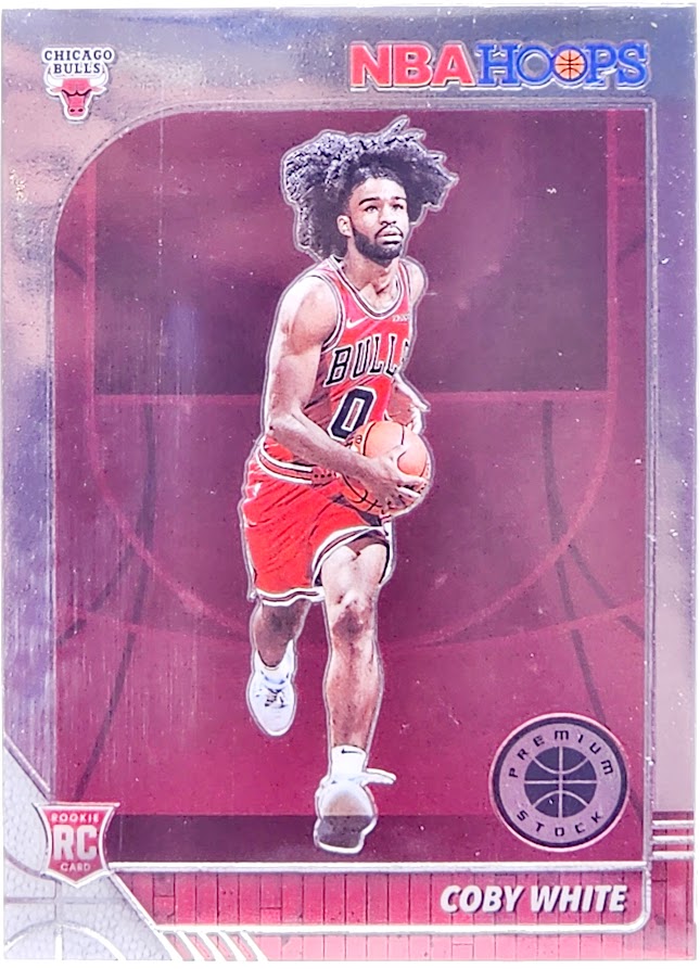 2019-20 Panini NBA Hoops Coby White Rookie Card No. 204 PSA 10