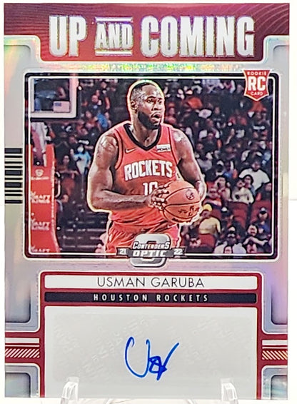 Usman Garuba 2021-22 Panini Contenders Optic Up and Coming #104/149 Rookie Auto
