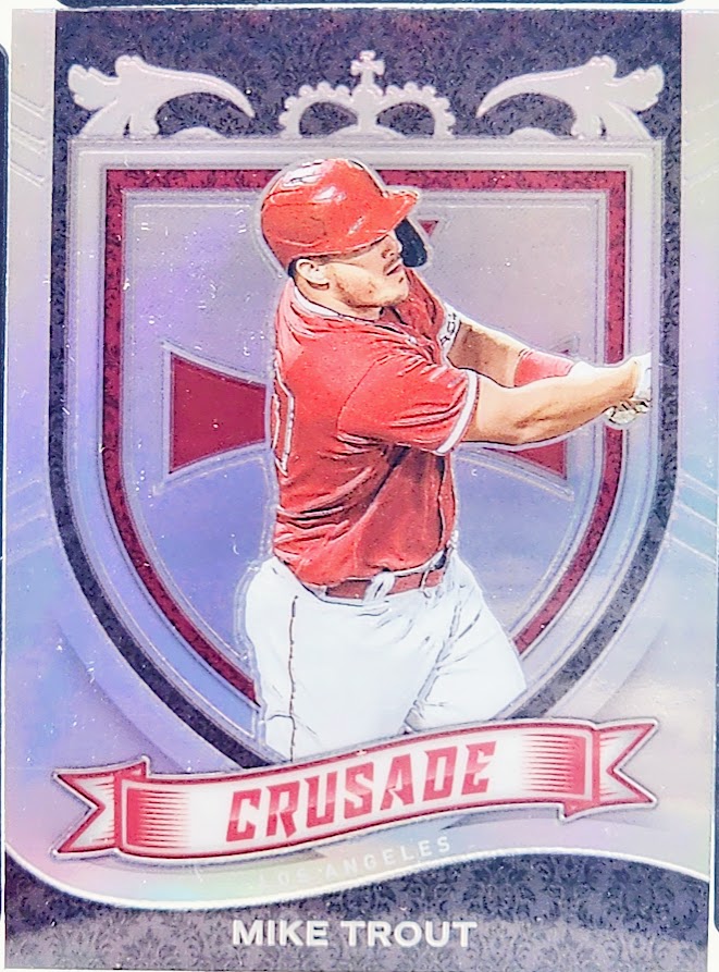 2021 Panini Chronicles #19 Mike Trout Crusade Holo ISA 9 Mint
