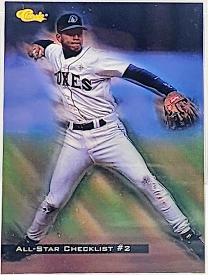 1994 Classic #151 Alex Rodriguez CL Checklist #2 PSA 8