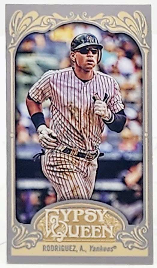 2012 Topps Gypsy Queen Mini # 68 Alex Rodriguez New York Yankees