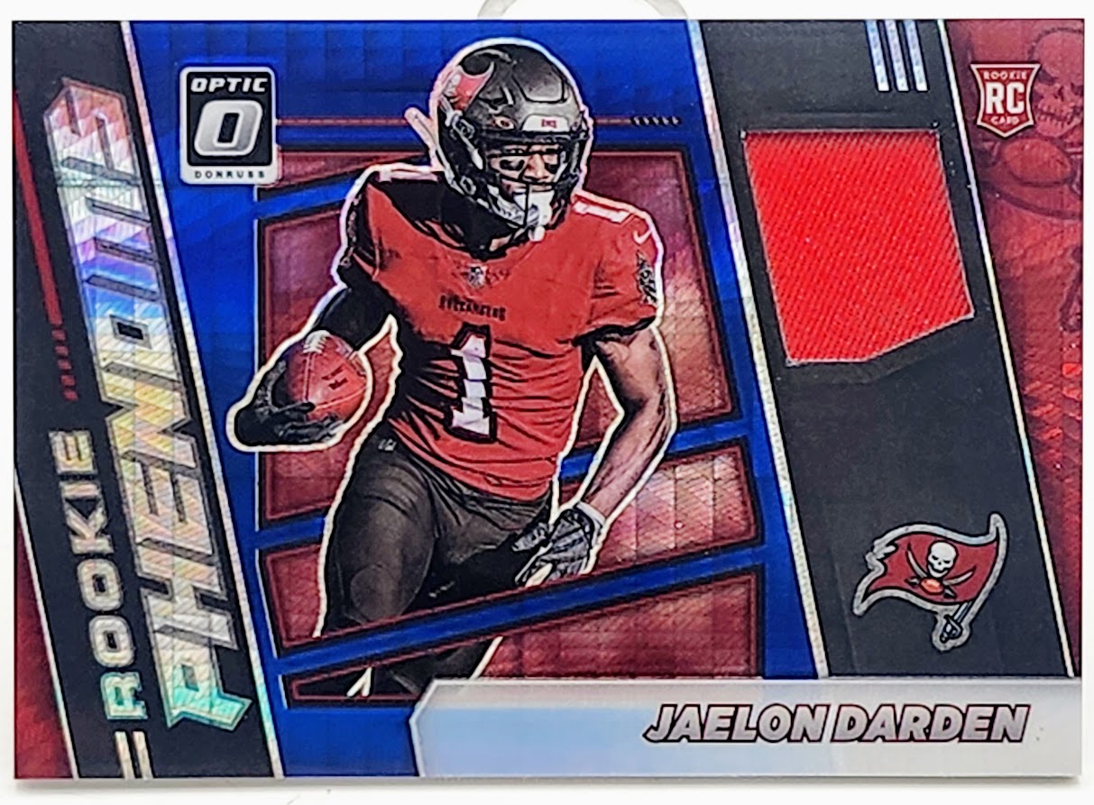 2021 DONRUSS OPTIC JAELON DARDEN ROOKIE PHENOMS RELIC/PATCH RED PRIZM #RPH-34 NM