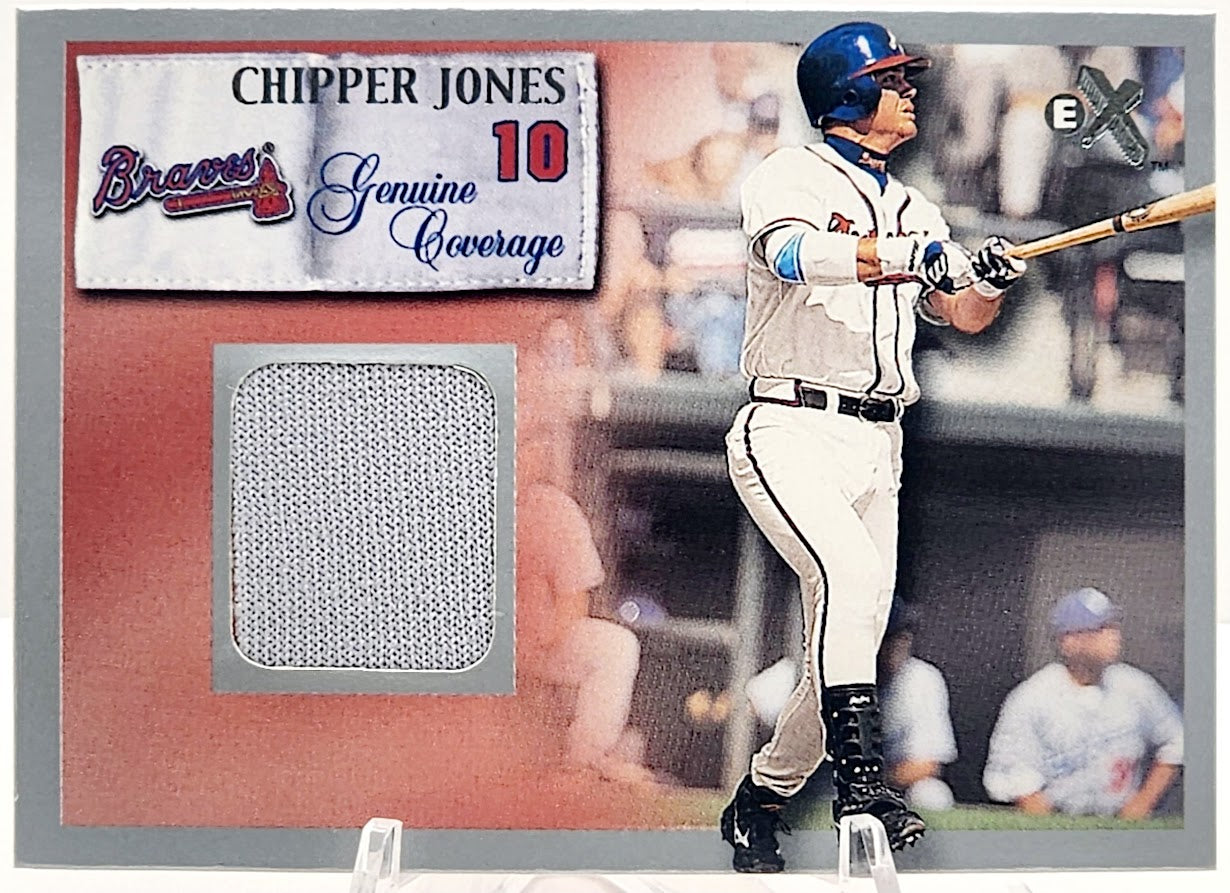 Chipper Jones 2000 Fleer Skybox Game Worn Jersey Card