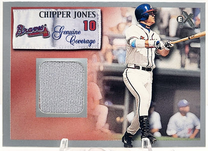 Chipper Jones 2000 Fleer Skybox Game Worn Jersey Card