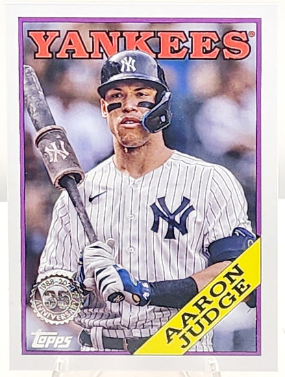 2023 Topps Series 1 '88 Topps T88-37 Aaron Judge YANKEES 35th Anniversary