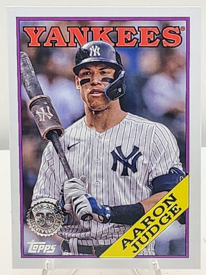 2023 Topps Series 1 '88 Topps T88-37 Aaron Judge YANKEES 35th Anniversary