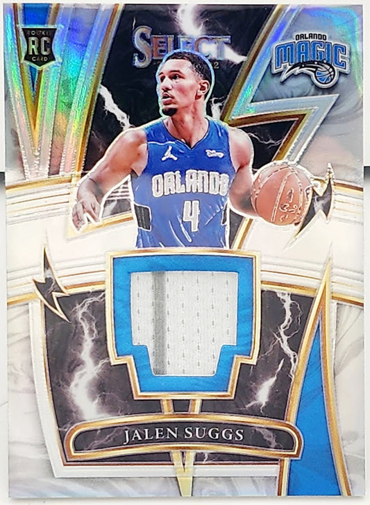 2021-22 Jalen Suggs Panini Select Jersey Patch Rookie Card SP-JSG