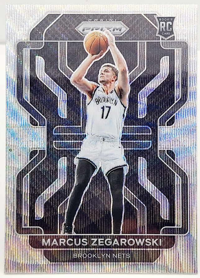 2021-2022 Panini Prizm Pulsar Marcus Zegarowski #300 Brooklyn Nets