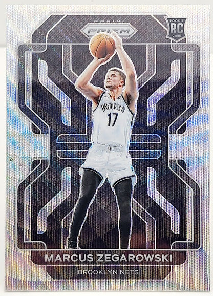 2021-2022 Panini Prizm Pulsar Marcus Zegarowski #300 Brooklyn Nets