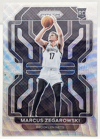 2021-2022 Panini Prizm Pulsar Marcus Zegarowski #300 Brooklyn Nets