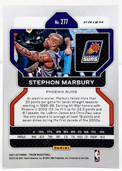 2021-2022 Panini Prizm Pulsar Stephon Marbury #277 Phoenix Suns