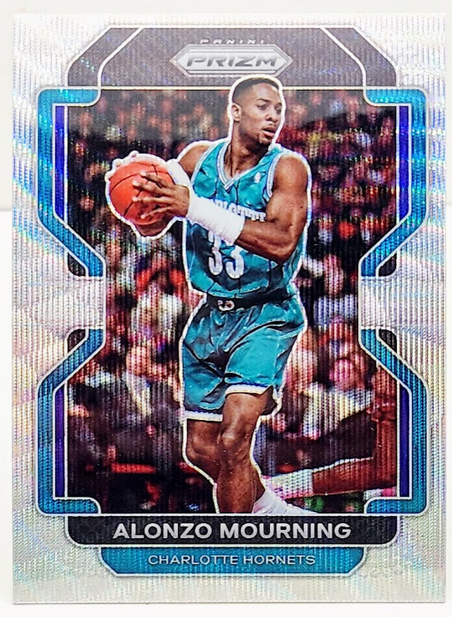 2021-2022 Panini Prizm Pulsar Alonzo Mourning #270 Charlotte Hornets