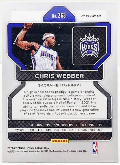 2021-2022 Panini Prizm Pulsar Chris Webber #263 Sacramento Kings