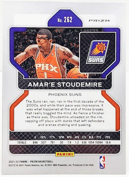 2021-2022 Panini Prizm Pulsar Amar'e Stoudemire #262 Phoenix Suns