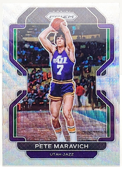 2021-2022 Panini Prizm Pulsar Pete Maravich #261 Utah Jazz