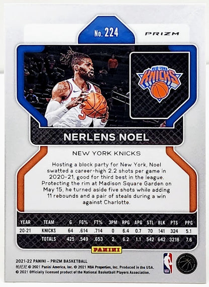 2021-2022 Panini Prizm Pulsar Nerlens Noel #224 New York Knicks