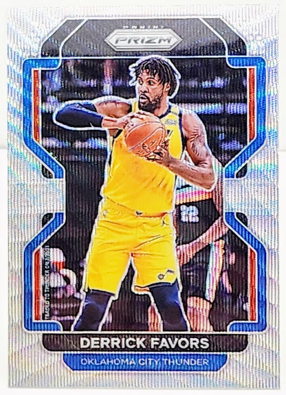 2021-2022 Panini Prizm Pulsar Derrick Favors #124 Oklahoma City Thunder