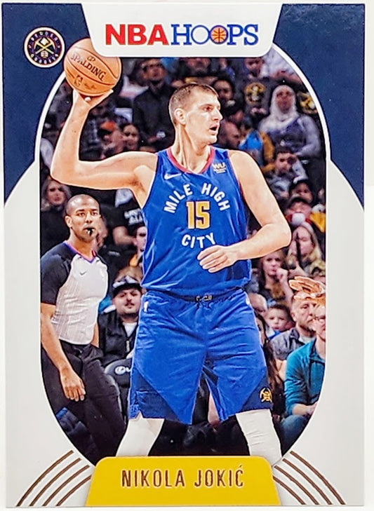 2020-21 Nikola Jokic Panini NBA Hoops Winter Parallel #191 Denver Nuggets